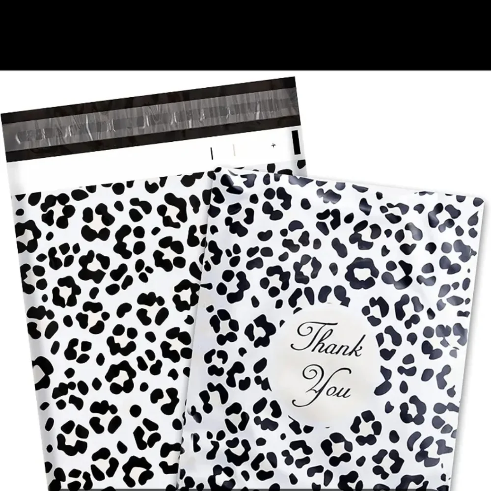 NEW LEOPARD THANK YOU POLYMAILERS 10 X 13 QTY 25 hp🔥🔥🔥